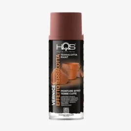 Vernice spray effetto terracotta ml.400 effetto materico rosso terracotta HQS