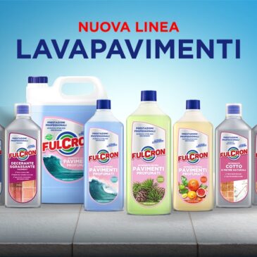 Fulcron lancia una nuova gamma di detergenti Lavapavimenti per la pulizia e la protezione di ogni tipo di pavimento  