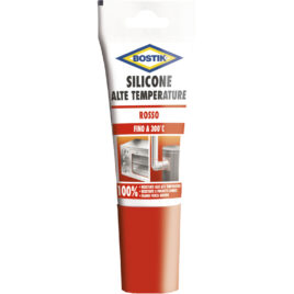 Bostik Silicone Alte Temperature Rosso tubo 60ml