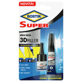 Bostik Super 3D Filler blister 9g + 3g