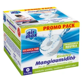 Air Max® Mangiaumidità Ricarica Tab Neutra 2 x 450g