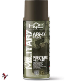 HQS Bomboletta di Vernice Opaca Spray 400ml Militare Grigio Verde