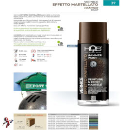 HQS SPRAY MARRONE MARTELLATO RAL 8017