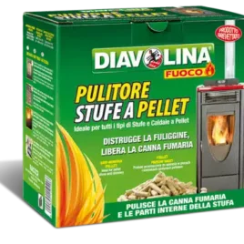 Pulitore Stufe A Pellet Diavolina Spazzacamino 1,5kg