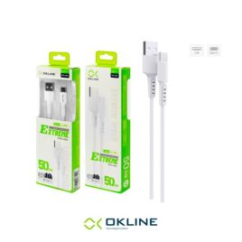 ART.OK-0008 OKLINE Type C USB Cavo 50cm Bianco