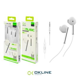 ART.OK-0069 OKLINE 3.5MM AUX Auricolari Bianco