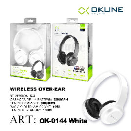 ART.OK-0144BIA OKLINE SUPERIOR SOUND CUFFIE BLUETOOTH BIANCO