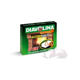 Diavolina Accendifuoco In Cubi (Conf. 40)