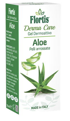 FLORTIS GEL DERMOATTIVO FLORTIS ALOE 75 ml. adatto a tutti i tipi di pelle