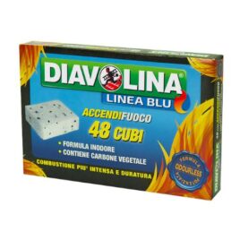 Diavolina Accendifuoco 48 Cubi Linea Blu Inodore