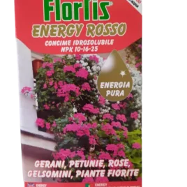 Flortis Energy Rosso Concime Polvere idrosolubile piante fiorite 1000 G