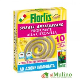 Spirali Antizanzare Profumate Citronella FLORTIS