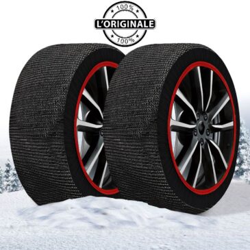 CALZE DA NEVE OMOLOGATE AUTO TAGLIA XL MARANELLO SUPER X EXTRA RESISTENTI +50%