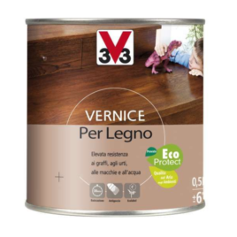 Vernice per legno – toni legno – aspetto opaco – grigio grafite – 0,5 litri