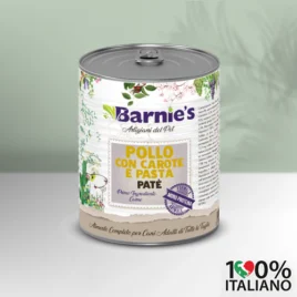 BARNIE’S Umido Monoproteico Pollo con Carote e Pasta 400 g