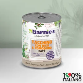 BARNIE’S Umido Monoproteico Tacchino con Riso e Pomodoro 400 g