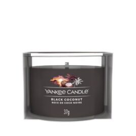 Candela votive in vetro singola black coconut