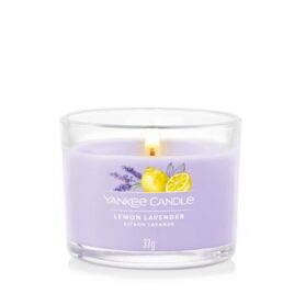 Candela votive in vetro singola fresh lemon lavender