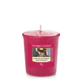 Candela votive sparkling winterberry